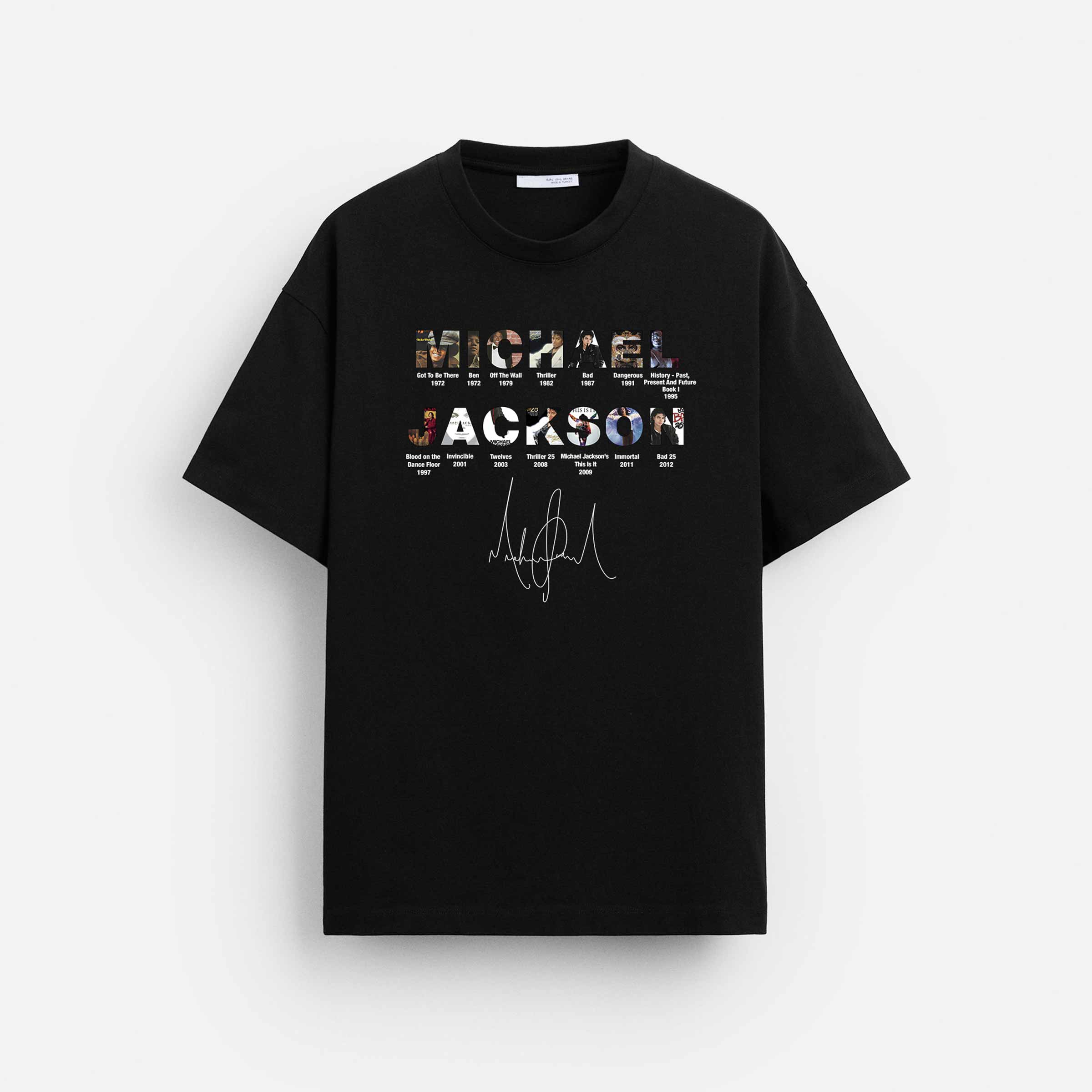 Camiseta Negra - Edit MJ