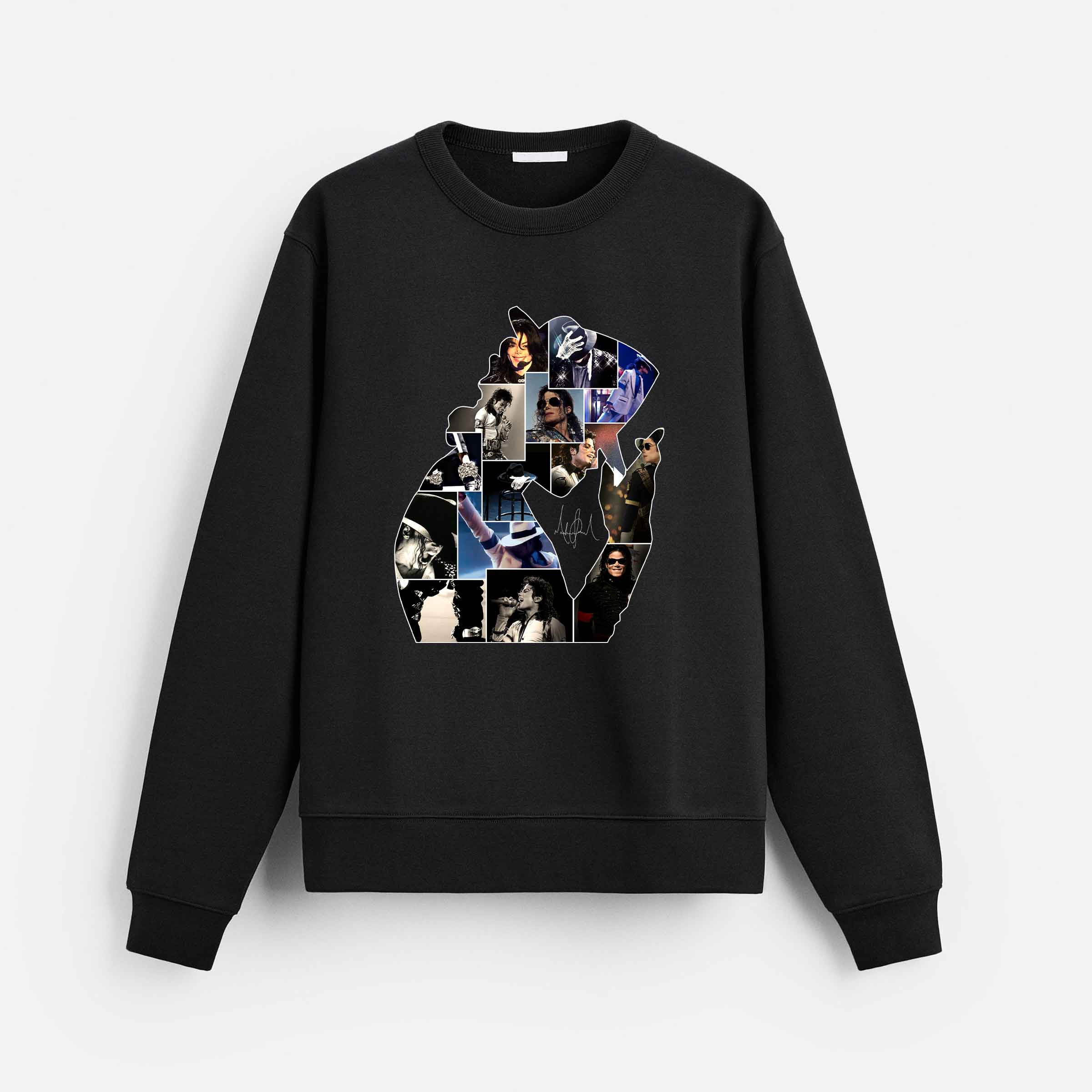 Buzo Negro - Silueta MJ